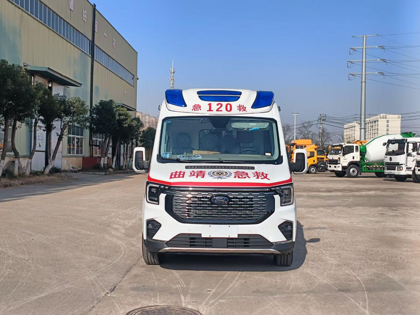 福特全顺T8博思利警灯救护车